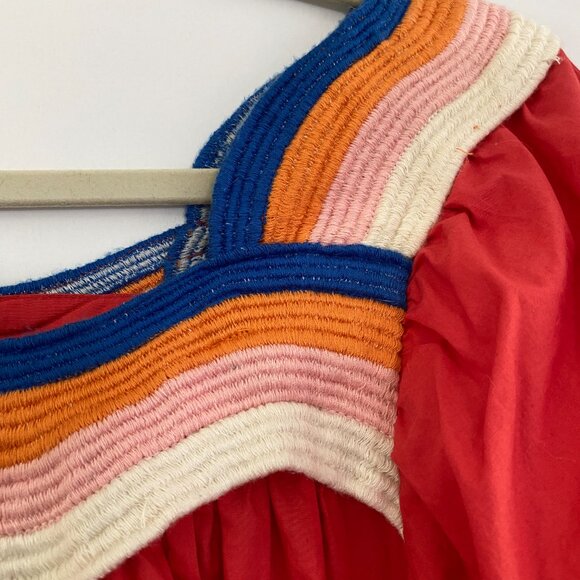 COREY LYNN CALTER THE MIRIAM WAVE DRESS in Coral - Picture 3 of 12